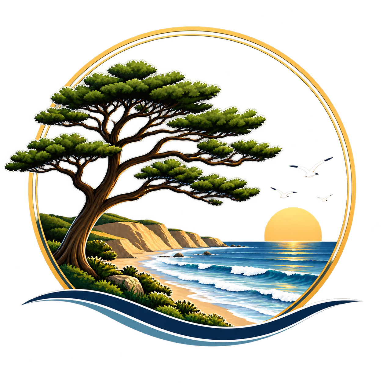 North County Senior Concierge coastal tree emblem